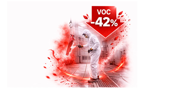 We reduce VOC by more than 42%